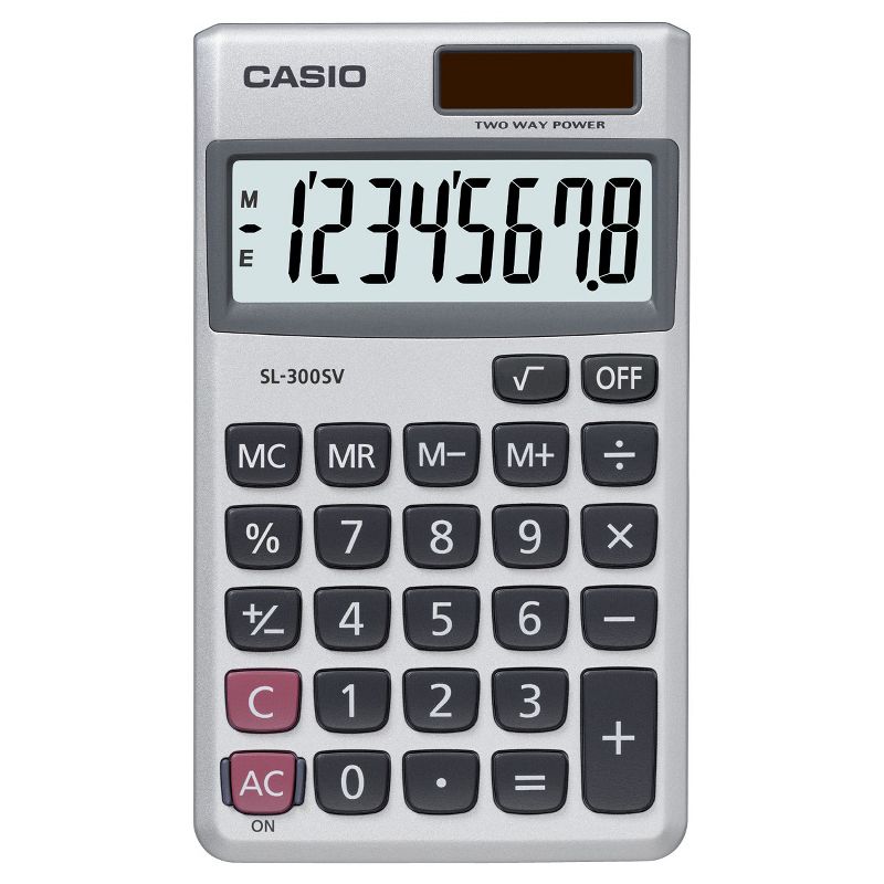 Casio SL-300SV Basic Calculator, 1 of 5