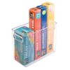 mDesign Plastic Kitchen Pantry Storage Organizer Container Bin - 4 Pack - Clear - 4 of 4