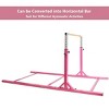 Costway Kids Gymnastics Parallel Bars Double Horizontal Bars Adjustable Width Height - image 4 of 4