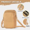 BEAFUP Women's Mini Crossbody Bag - Stylish and Functional Water-Resistant Phone Pouch, Adjustable Shoulder Strap,Multiple Compartments - 4 of 4