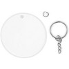Bright Creations 20 Pieces Blank Clear Acrylic Keychains, Transparent Circle Dics 2.5" Diameter Round Keychains for DIY Craft Projects - 4 of 4