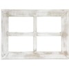 Farmlyn Creek 2-Pack Rustic Wood Window Frame Farmhouse Home Wall Decor, White 11"x15" - 4 of 4