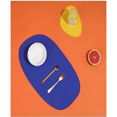 Tree City Non-slip and waterproof design food grade silicone pet feeding mat Set of 2
