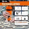 SILVEL Wood Router, 800W Wood Routers for Woodworking, 6.5Amp 1.25HP Hand Tool, 30000R/MIN Compact Edge Trimmer with 15 1/4" Router Bit Set, Orange - 3 of 4