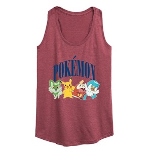 Women's - Pokémon - Scarlet & Violet Collegiate Graphic Racerback Tank - 1 of 4