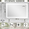22 Inch LED Vanity Mirror with Dimmable 3 Modes, Tabletop or Wall-Mounted Makeup Mirror - 2 of 4