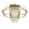 Savoy House Idlewild 1 - Light Flush Mount in  Warm Brass - 2 of 3