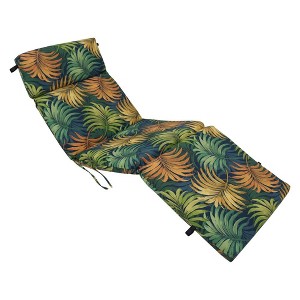Blazing Needles, 72-inch by 24-inch Patterned Polyester Outdoor Chaise Lounge Cushion - 1 of 1