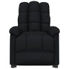vidaXL Fabric Recliner in Black - Modern, Relaxation-Type, Comfortable Seating Furniture with Sponge & PP Cotton Filling - 3 of 4
