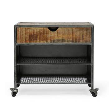 Studio - Cabinet 2 Brown Baxton Target Dark Drawer And With : Doors - Modern Shoe Felda