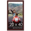 PosterPalooza | Panoramic Classic Modern Brown Frame - UV Acrylic, Foam Board Backing, Hanging Hardware - 3 of 4