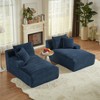 Dolonm 78.8" Double Sofa, Compressed Boneless Sofa Made of Corduroy, Requires No Installation,for Living Rooms Bedrooms - 2 of 4