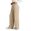 Coolmee Womens Wide Leg Sweatpants Drawstring High Waisted Athletic Joggers Casual Palazzo Pants with Pockets - 4 of 4
