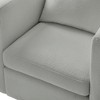 Swivel Ultra-Soft Performance Fabric Barrel Chair with Reversible Seat, Pocket Coil Cushion, and 360-Degree Swivel - 4 of 4