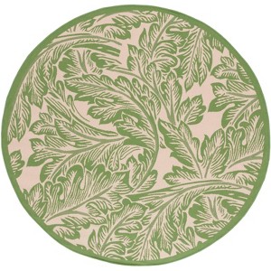 Courtyard CY2996 UV & Stain Resistant Non-Shedding Power Loomed Indoor/Outdoor Rugs - Safavieh - 1 of 4