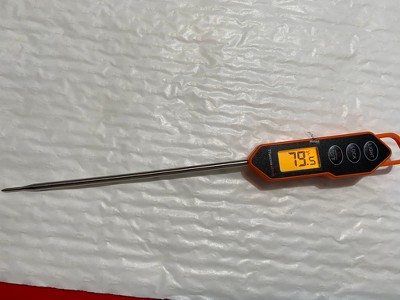 Thermopro Tp01aw Digital Meat Thermometer Long Probe Instant Read Food  Cooking Thermometer For Grilling Bbq Smoker Grill Kitchen Thermometer In  White : Target