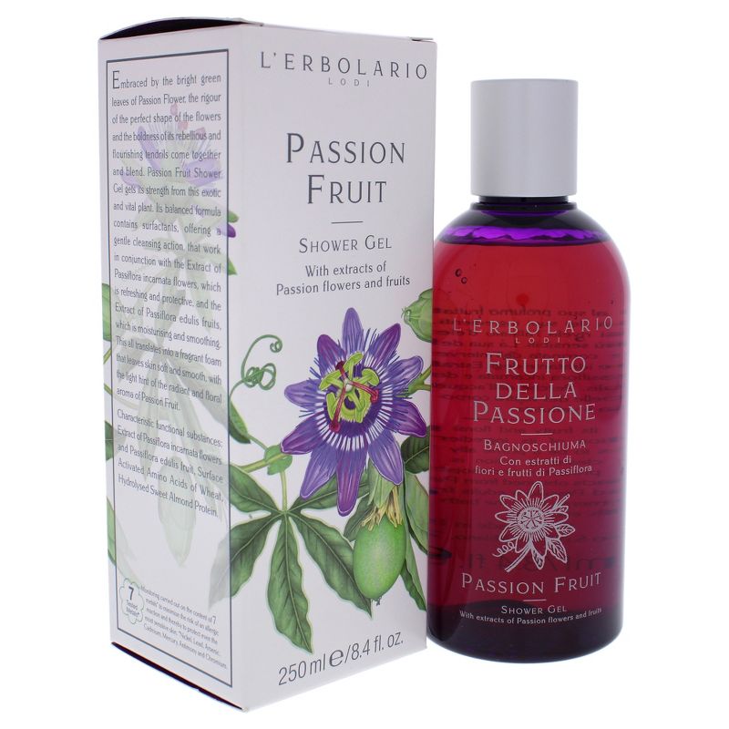 Passion Fruit Shower Gel by LErbolario for Women - 8.4 oz Shower Gel, 4 of 8
