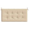 vidaXL Garden Bench Cushion Beige 47.2"x19.7"x1.2" Oxford Fabric - 4 of 4