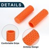 Unique Bargains Bike Handlebar Grips Covers 3.54" Orange 1 Pair - 4 of 4