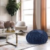 Lyngins Faux Fur Bean Bag Sofas for Kids and Adults,Comfy Armless Lazy Chairs with Shredded and Memory Foam for Living Room - 2 of 4