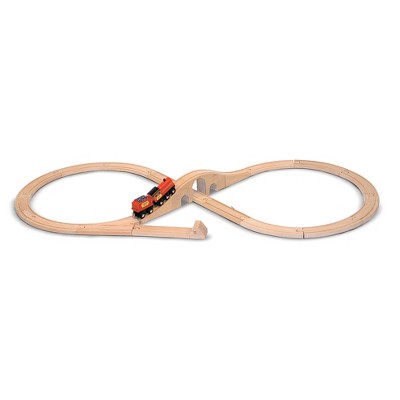 figure 8 wooden train track