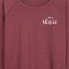 Women's - Disney Princess - Princess Ariel Lightweight French Terry Wide Neck Long Sleeve Shirt - 3 of 4