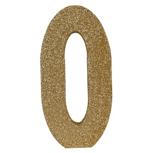 Beistle 3-D Glittered Centerpiece, 8" x 8" x 1", (1/Pkg) - 1 of 4