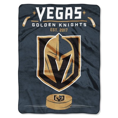 NHL Vegas Golden Knights Inspired Raschel Throw Blanket