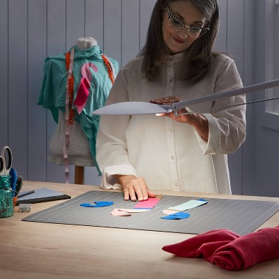 Cricut Bright 360 Ultimate LED Floor Lamp Mist (Includes LED Light Bulb): Adjustable Arm, Dimmable, Metal Dome Shade