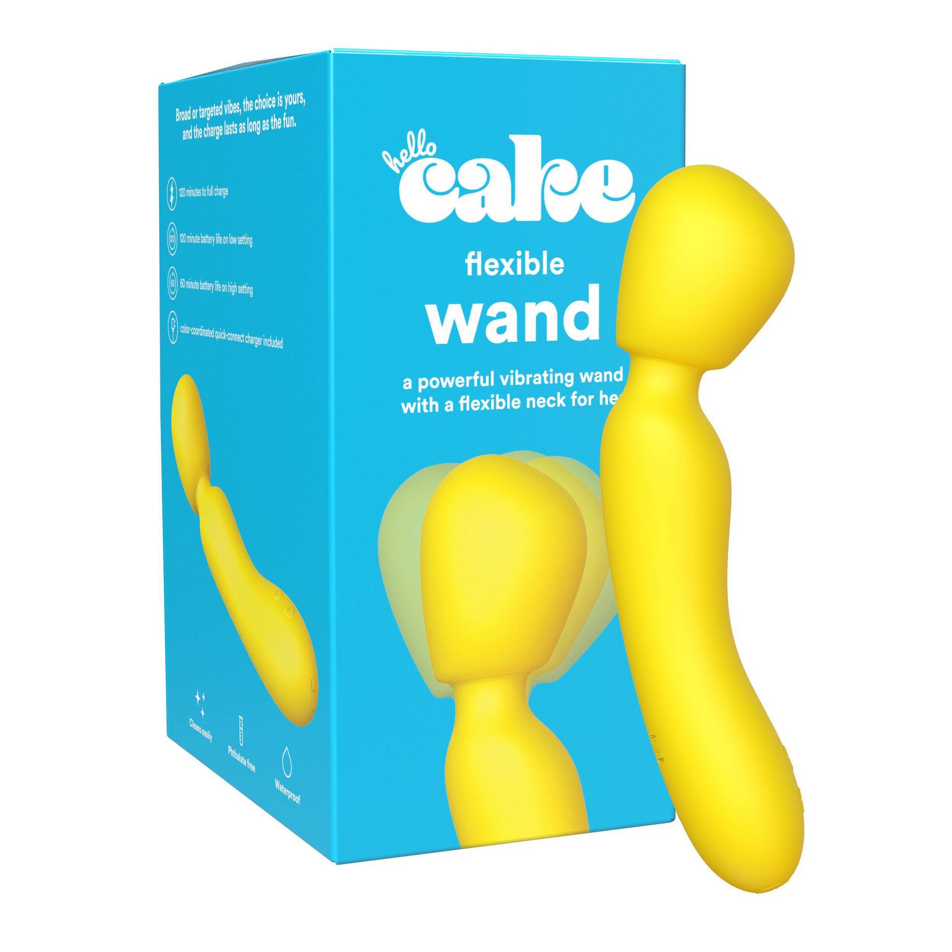 Hello Cake Flexible Wand Vibrator
