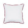 18"x18" 'It's The Most Wonderful Time of the Year' Embroidered Square Throw Pillow White - Evergrace - 3 of 4