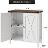 Sideboard Buffet Cabinet, Small Storage Cabinet with Adjustable Shelves and 2 Doors Accent Entryway Console Cupboard for Living Room, Dining Room - 2 of 4