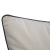 12"x18" Poly-Filled Beaded 'Love' Luxe Velvet Lumbar Throw Pillow - Edie@Home - 3 of 4