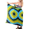 LA LEELA Women's Bikini Skirt Sarong Swimsuit Cover up Summer Wraps Swimwear Beach Wrap Skirts for Women One Size Multicolored, Tie Dye Design - 4 of 4