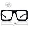 Skeleteen Children's Oversized Thick Costume Glasses - Black - 3 of 3