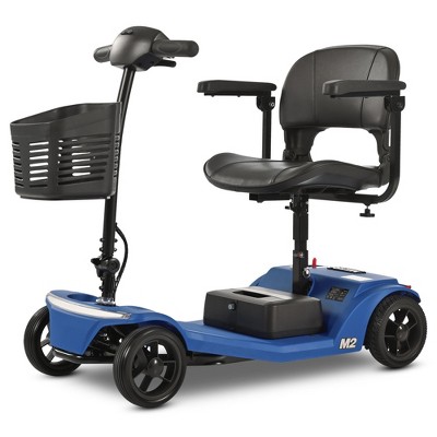 Scooters for Adults 4 Wheel Powered Mobility Scooters Folding Electric Bike for Seniors 330 lbs Capacity Bicycle 20 Miles LED Light