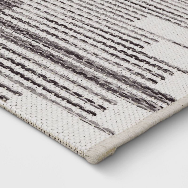 Graphic Steps Outdoor Rug Black - Threshold™, 2 of 8