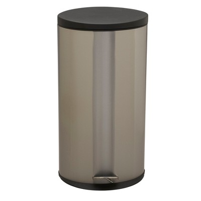 Savannah 30L Brushed Stainless Steel Step Trash Can