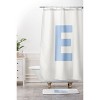 Deny Designs April Lane Art Block Monogram Shower Curtain - 3 of 3
