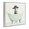 Stupell Industries Baby Llama In A Tub Framed Giclee Art, Gray, 14" x 11" - 2 of 4