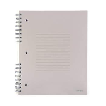 Altitude 200pg 1 Subject College Ruled Notebook 11"x9" Split Wire Warm Gray Arch