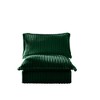 Vynxaria Modern Armless Sofa Green Corduroy, Removable Covers, 100% High-Density Foam, Sturdy Wood Frame (300lbs/Seat), Deep Seat - 3 of 4