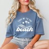 Simply Sage Market Women's Take Me To The Beach Wave Short Sleeve Garment Dyed Tee - 2 of 3