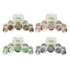 Unique Bargains Women's Hair Accessories Bling Claw Clamp Jaw Grips Plastic 4 Pcs - 4 of 4
