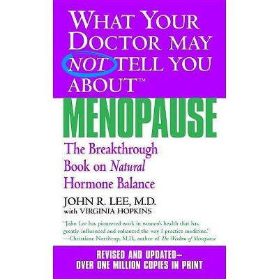 What Your Doctor May Not Tell You about Menopause (Tm) - by  John R Lee & Virginia Hopkins (Paperback)