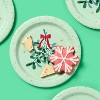 Holiday Disposable Plates - Holly - 7" - 40ct - up&up™ - 2 of 3