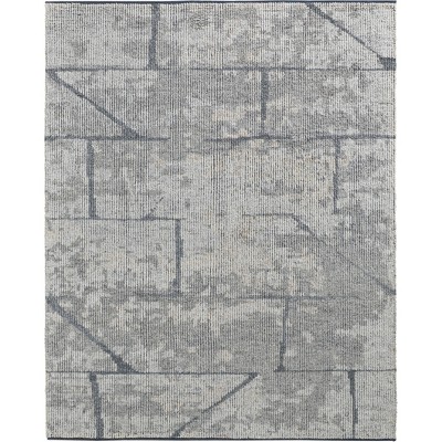 Alford Modern Abstract Gray/Silver Area Rug