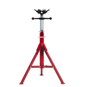28" - 52"Adjustable 2500 LBS Heavy Duty Steel Pipe Jack Stand with 2-4-Ball Transfer (Fits 1/8"-12" Pipe) for Welding, Pipe Threading & Construction - 1 of 4