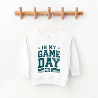 The Juniper Shop In My Game Day Era - Green Toddler Graphic Sweatshirt