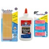 Complete School Kit – Glue, Erasers, Pens, Pencils, Highlighters & Dry Erase Markers – 70+ Pieces - 4 of 4